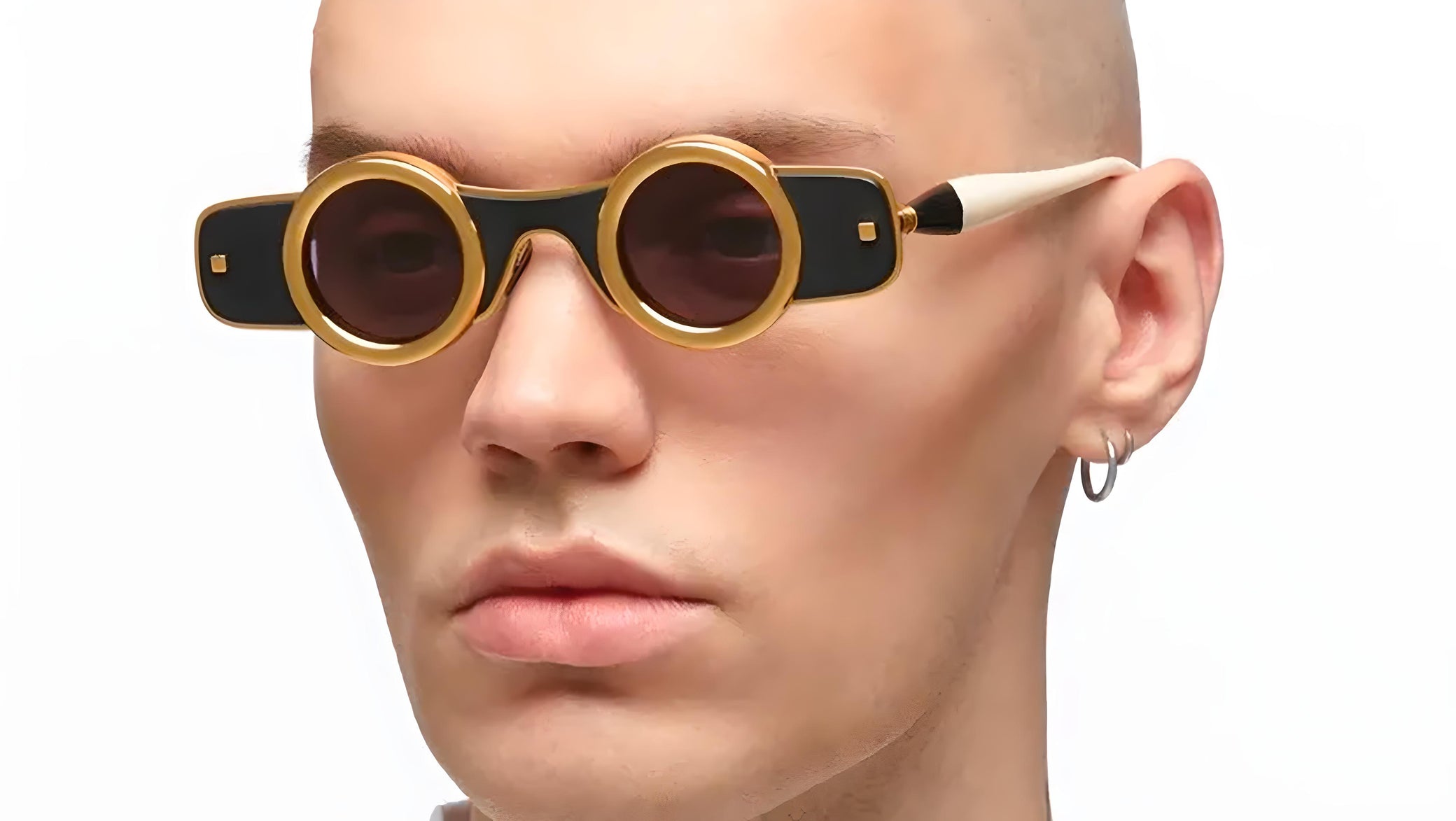 Occhiali da sole KUBORAUM J50 Gold black matte ivory