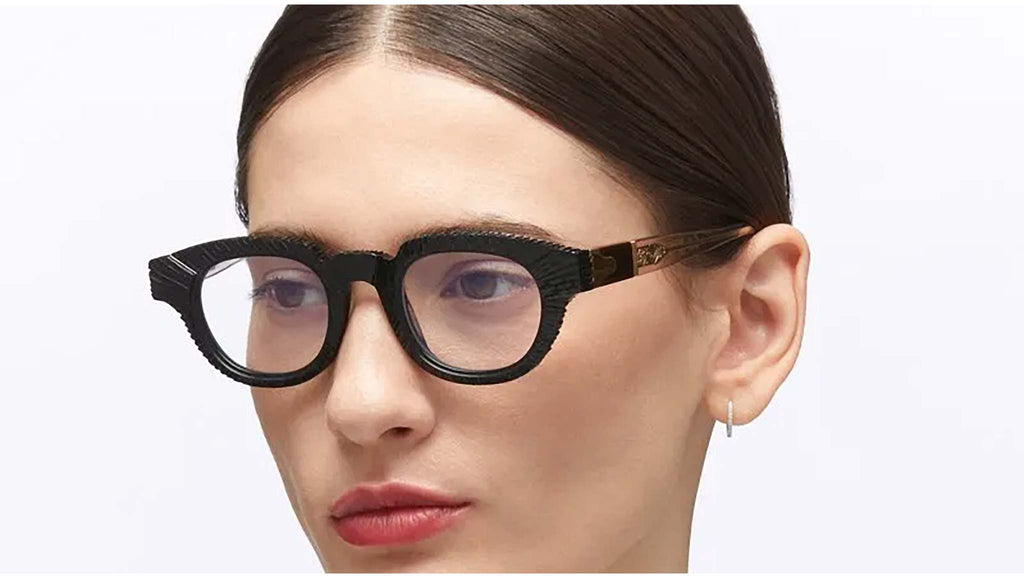 Occhiali da vista KUBORAUM S1 Black shine transparent brown