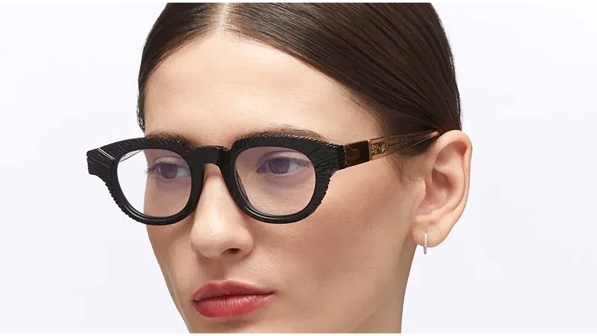 Occhiali da vista KUBORAUM S1 Black shine transparent brown