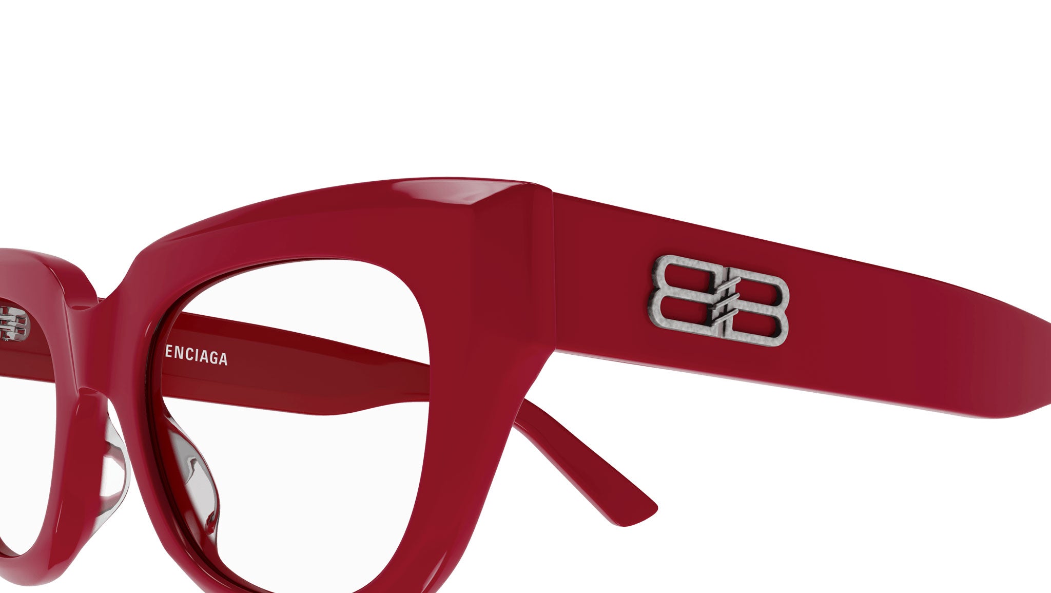 Occhiali da vista BALENCIAGA BB0239O Shiny solid red