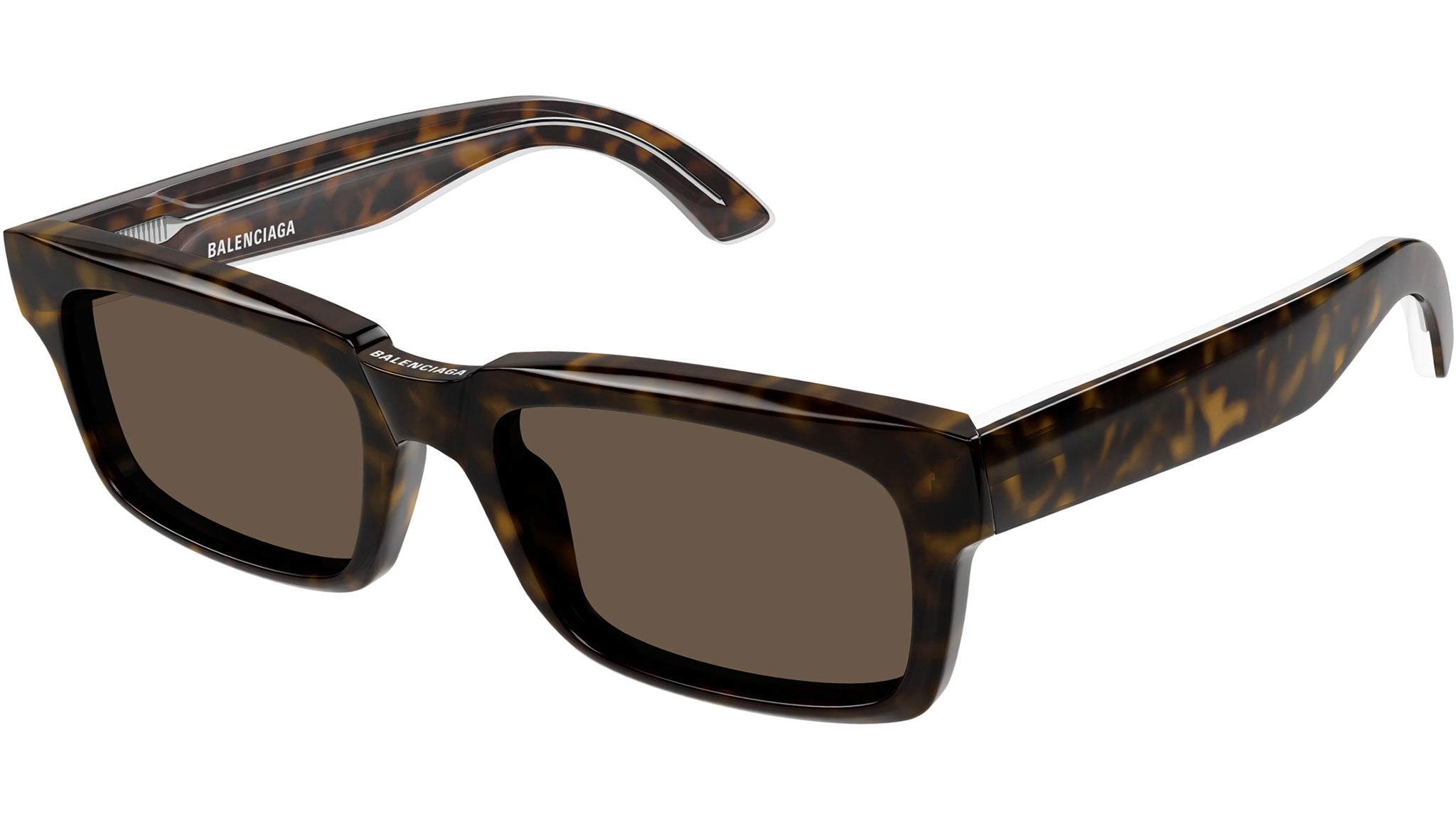 Occhiali da sole BALENCIAGA BB0345S Shiny dark havana