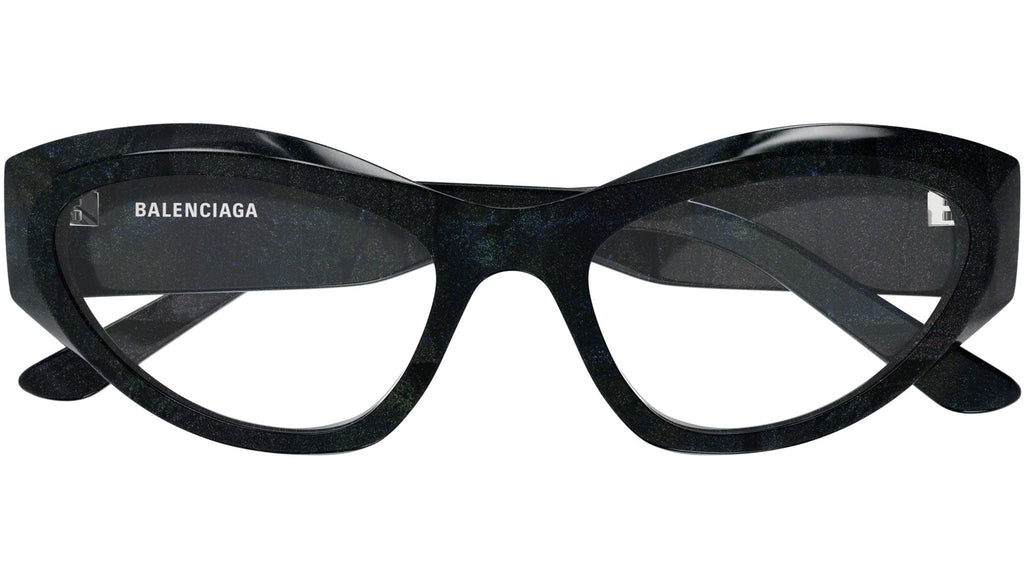 Occhiali da vista BALENCIAGA BB0400O Shiny black "hanger" glitter havana