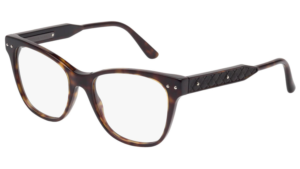 Occhiali da vista BOTTEGA VENETA BV0036O Shiny dark havana