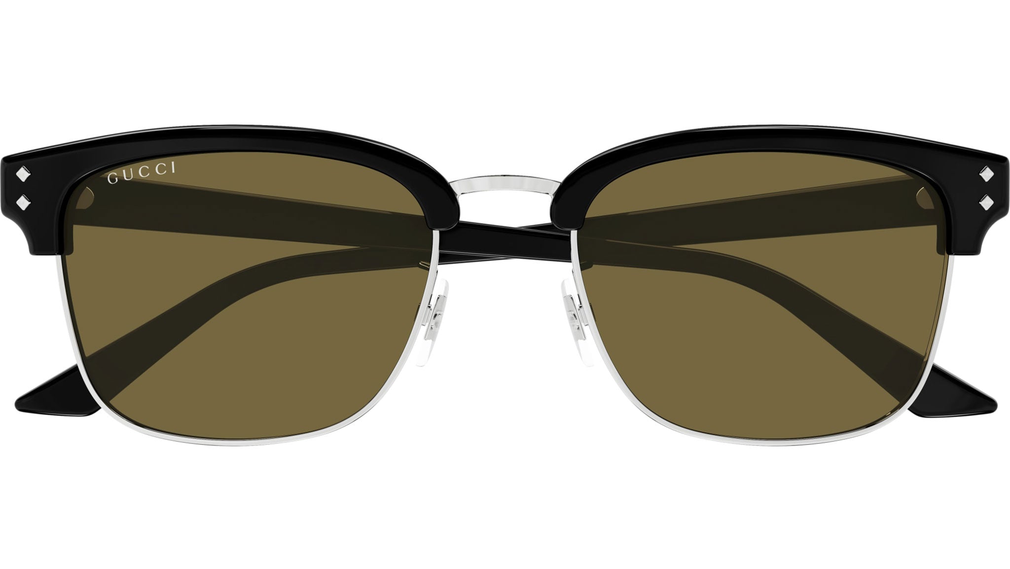 Occhiali da sole GUCCI GG1897SK Shiny black with silver eye rims