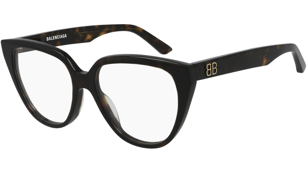 Occhiali da vista BALENCIAGA BB0129O Shiny dark havana