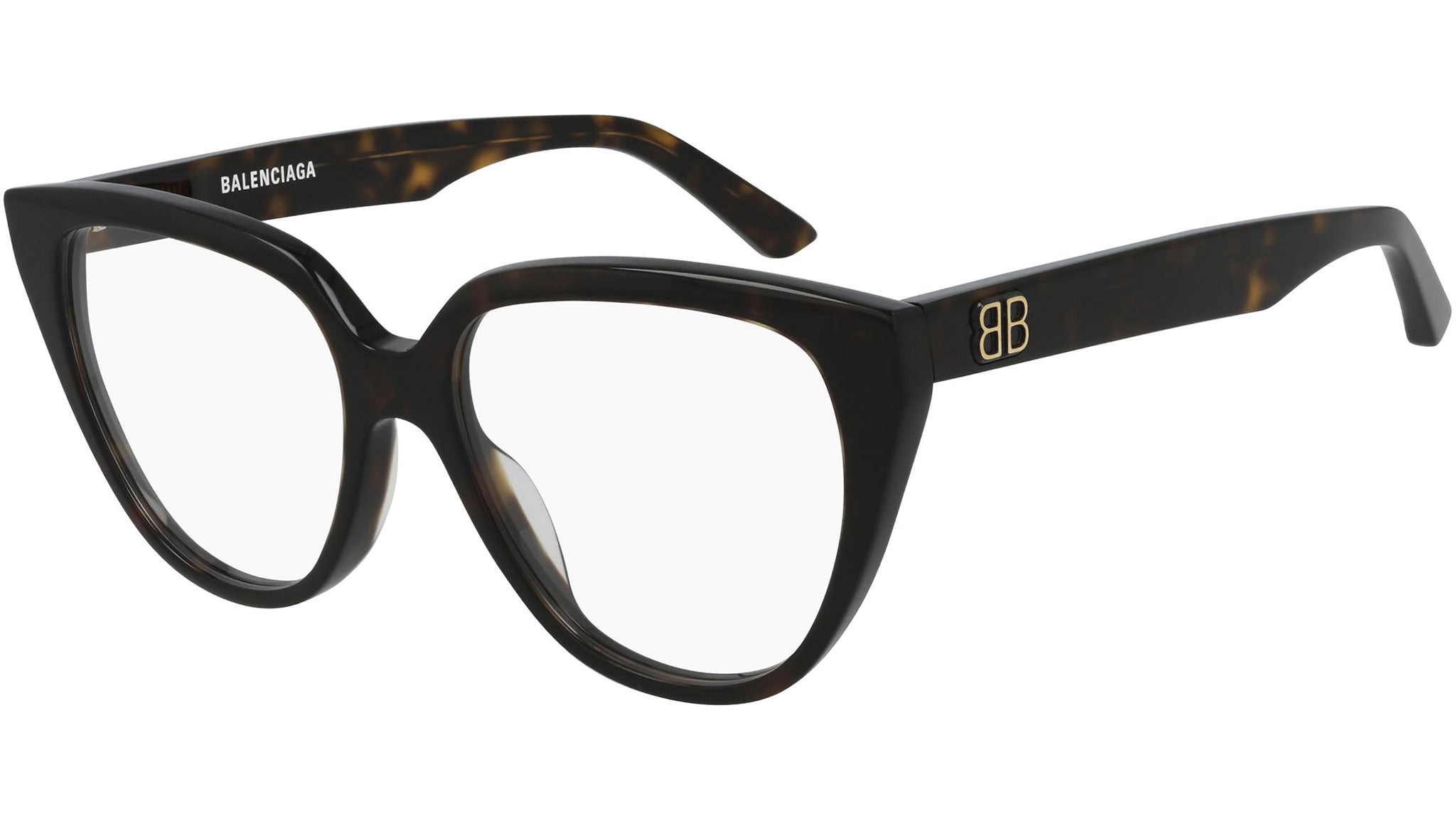 Occhiali da vista BALENCIAGA BB0129O Shiny dark havana