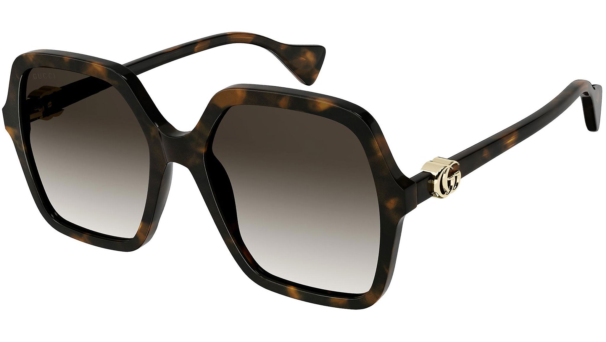 Occhiali da sole GUCCI GG1072S Shiny dark brown havana