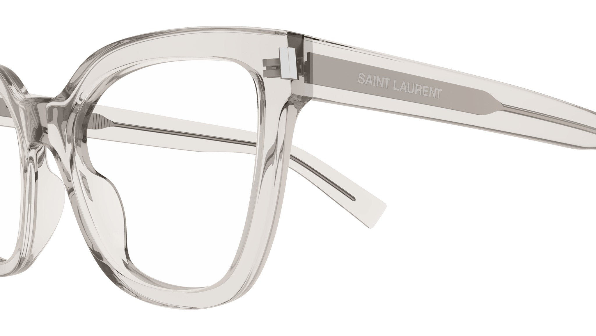 Occhiali da vista SAINT LAURENT SL748 Shiny transparent cream