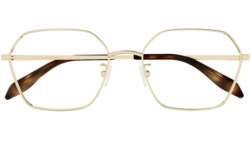 Occhiali da vista ALEXANDER MCQUEEN AM0437O Shiny light gold
