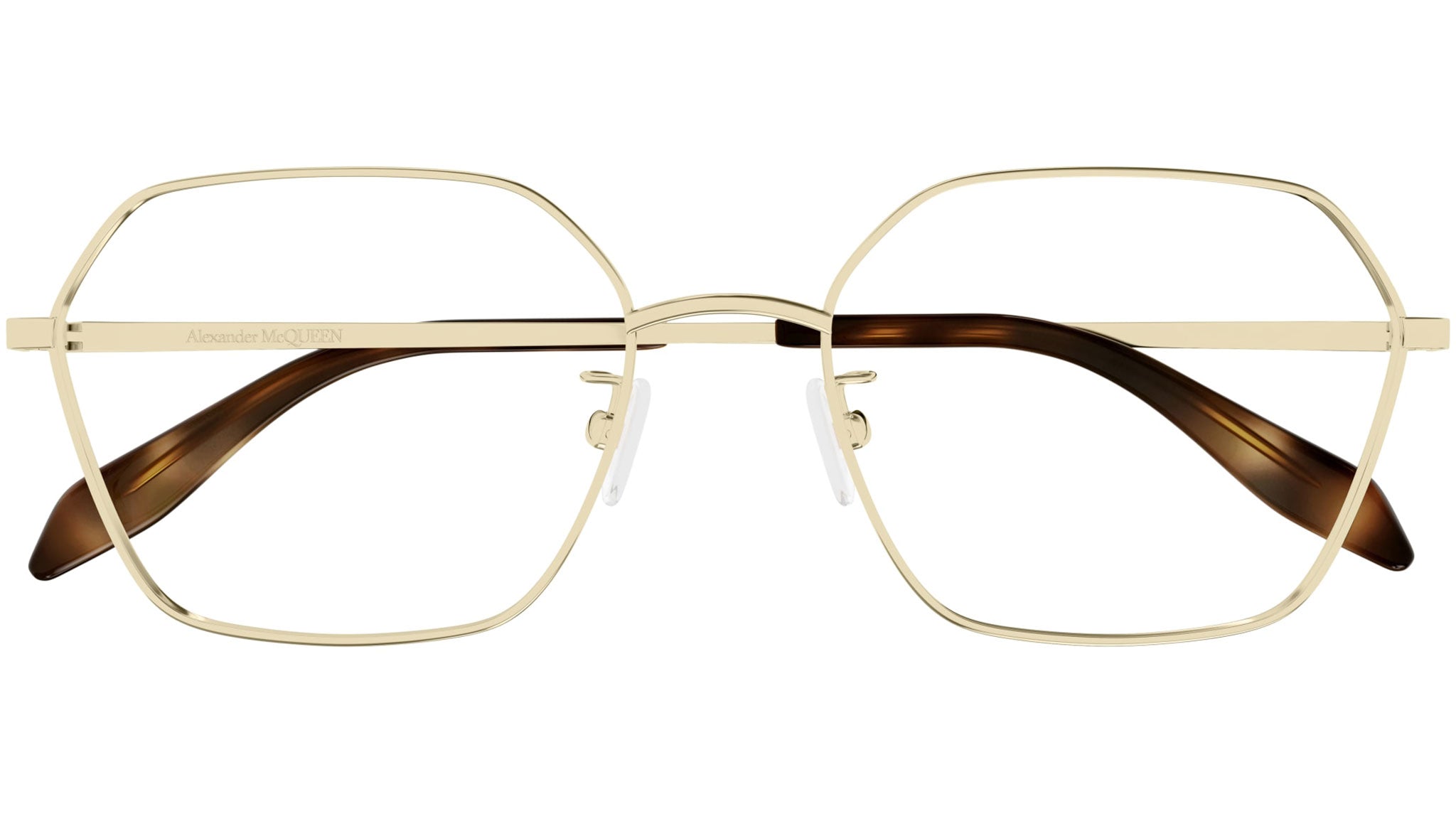 Occhiali da vista ALEXANDER MCQUEEN AM0437O Shiny light gold