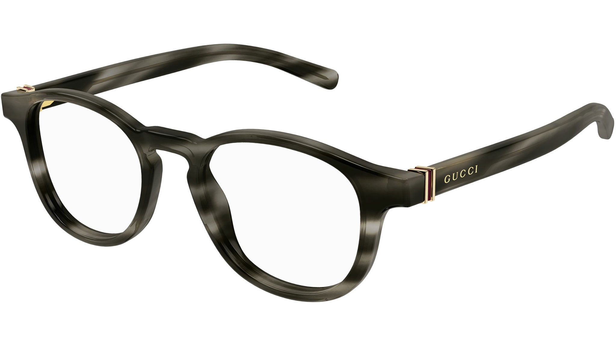 Occhiali da vista GUCCI GG1510O Shiny striated gray havana