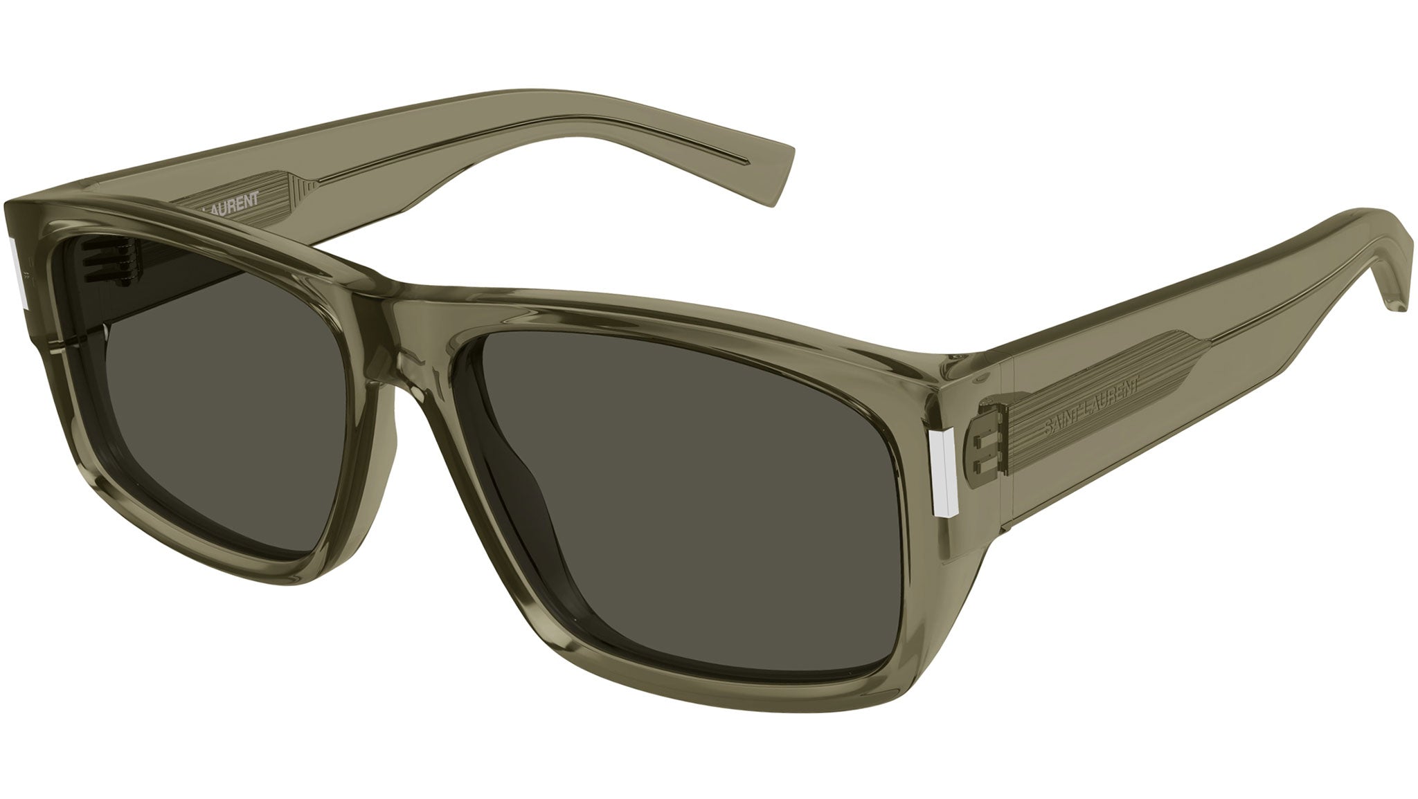 Occhiali da sole SAINT LAURENT SL689 Shiny transparent taupe