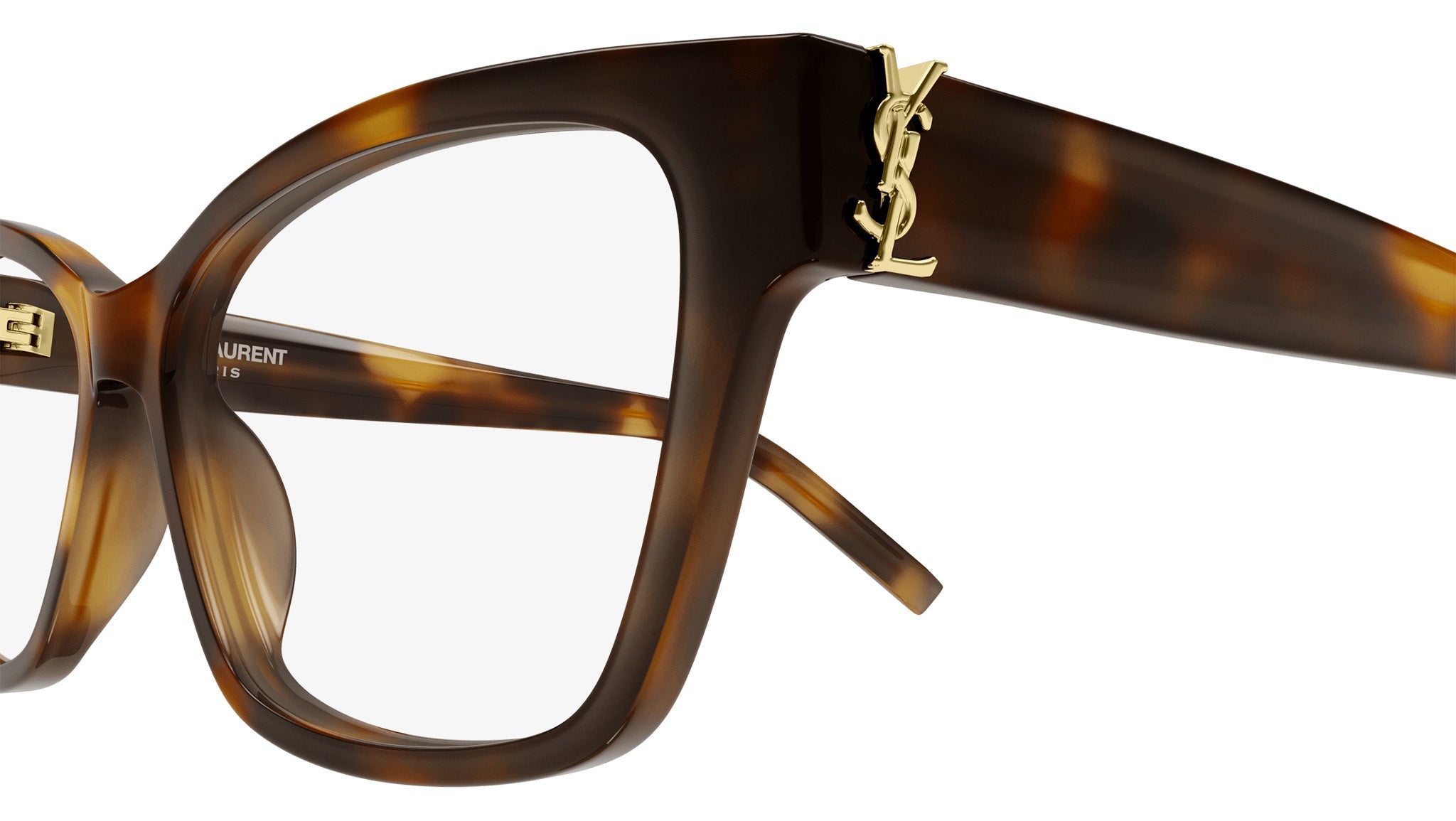 Occhiali da vista SAINT LAURENT SLM116 Shiny medium havana