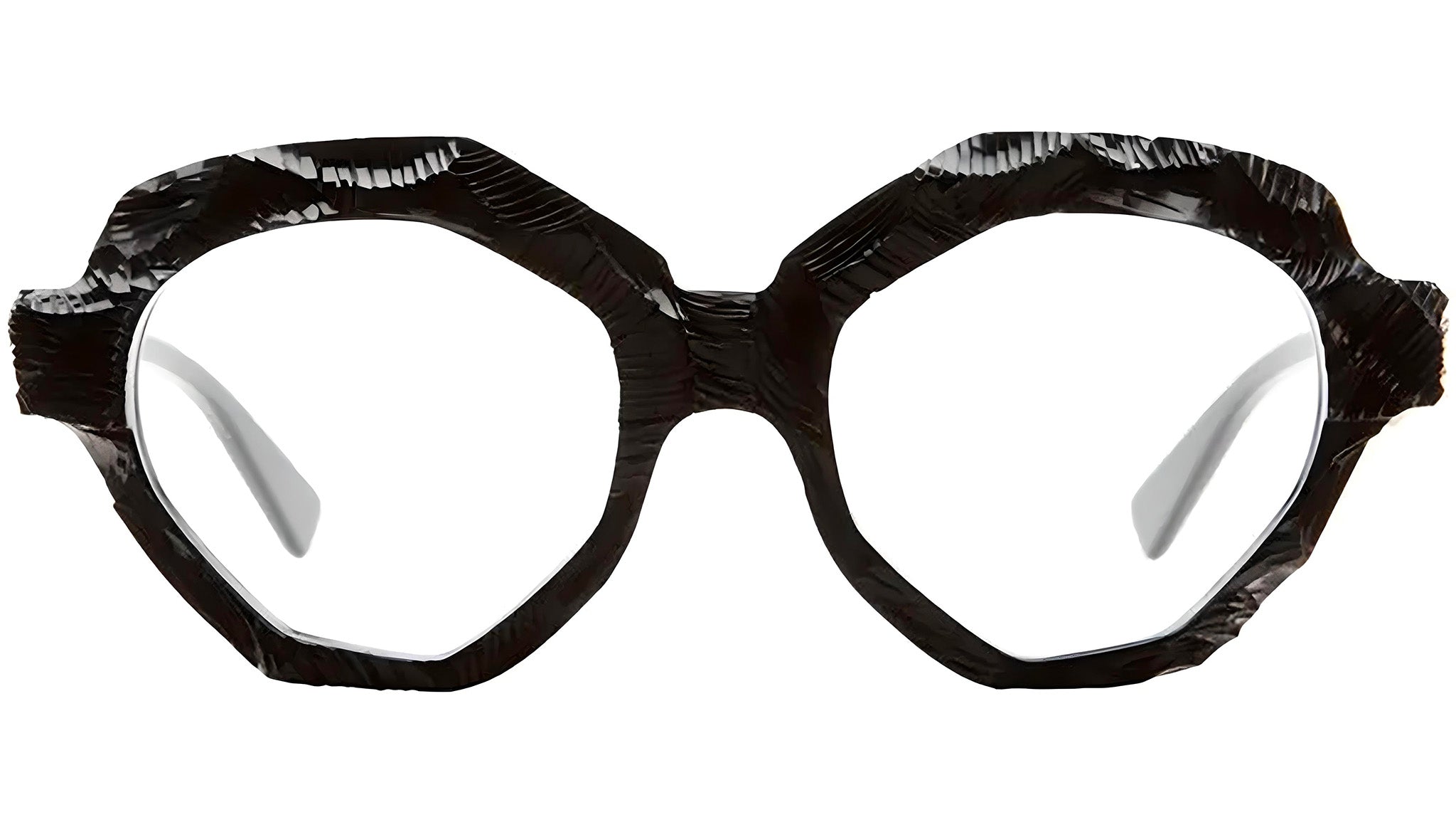 Occhiali da vista KUBORAUM K29 Black shine handcraft finishing