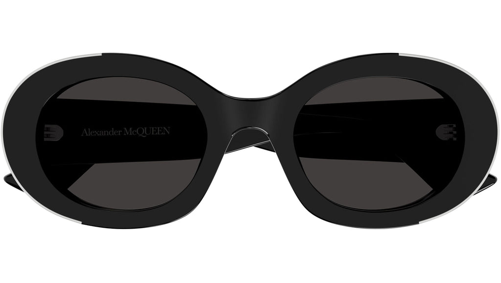 Occhiali da sole ALEXANDER MCQUEEN AM0445S Shiny solid black