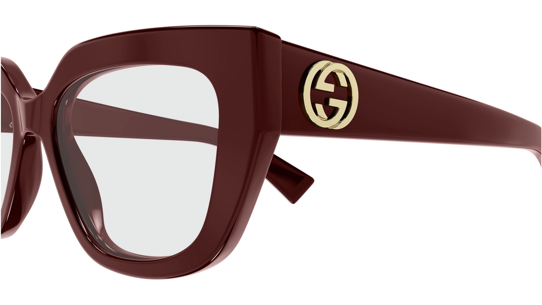 Occhiali da vista GUCCI GG1847O Shiny solid burgundy