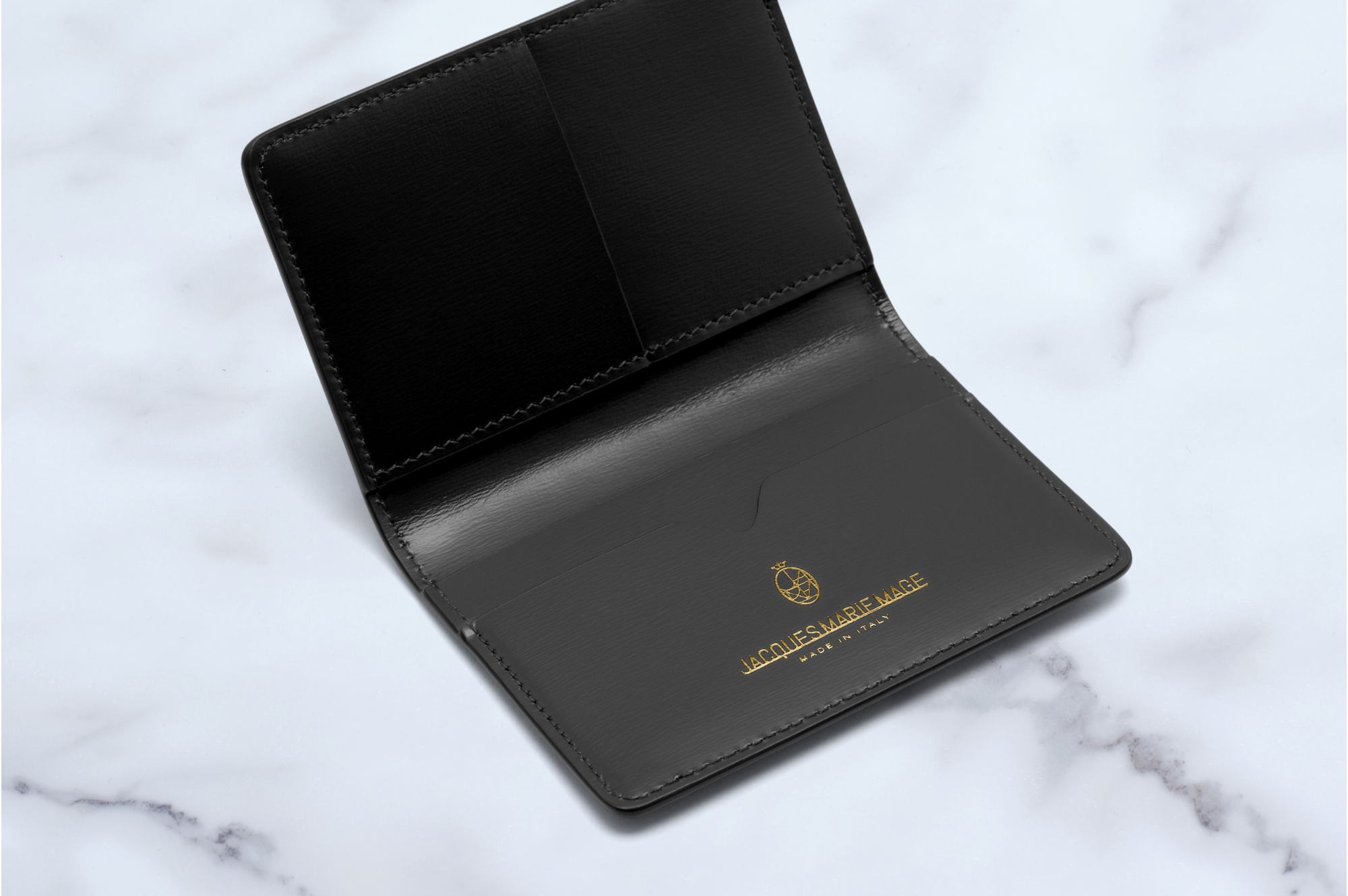 Portacarte Jacque Marie Mage CASSANDRE BIFOLD WALLTE Black