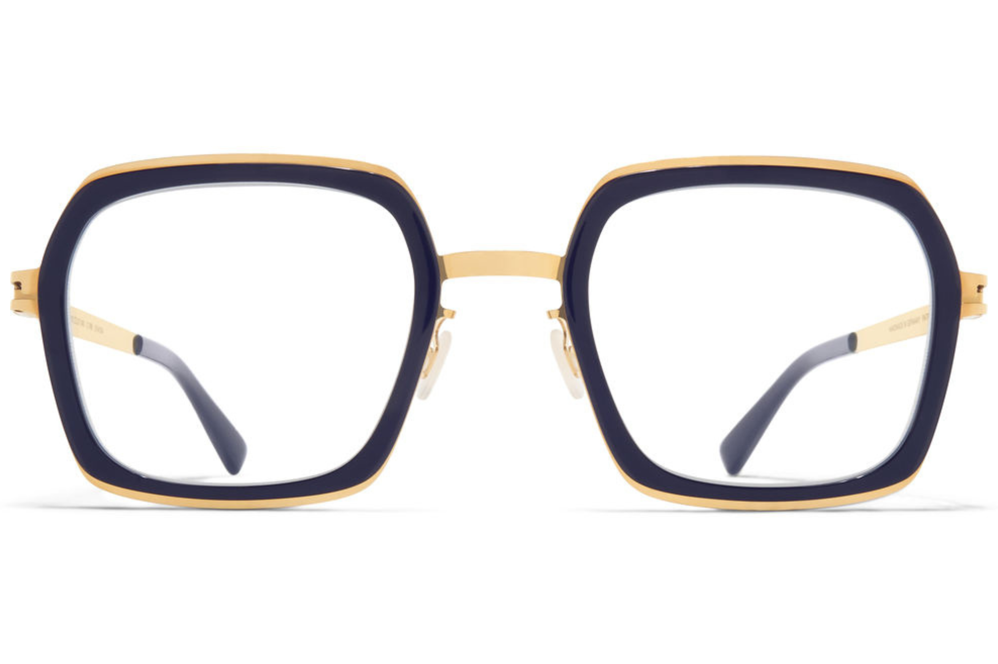 Occhiali da vista MYKITA DELFINA A76 Glossy Gold Milky Indigo