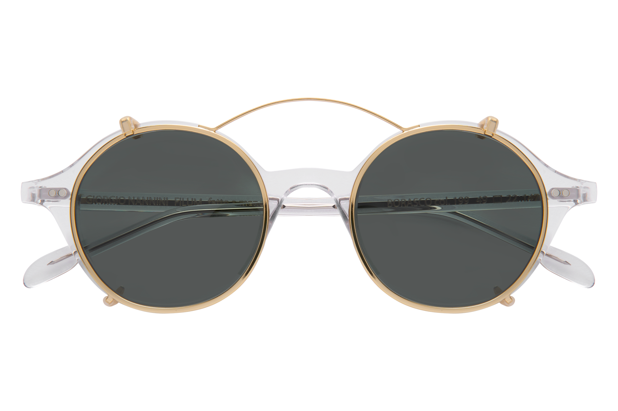 Occhiali da vista GIORGIO NANNINI FILUM BORASCO CLIP-ON clip-on oro