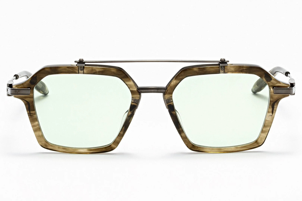 Occhiali da vista AKONI AKARI UNIVERSAL FIT Green Tortoise Swirl