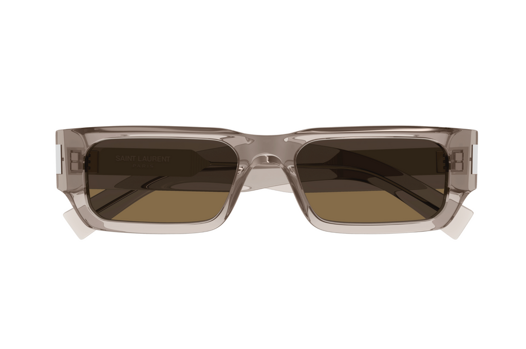 Occhiali da sole SAINT LAURENT SL660 Shiny medium havana