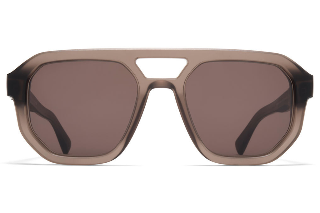 Occhiali da sole MYKITA AMARE Chilled Raw Clear Ash Silver