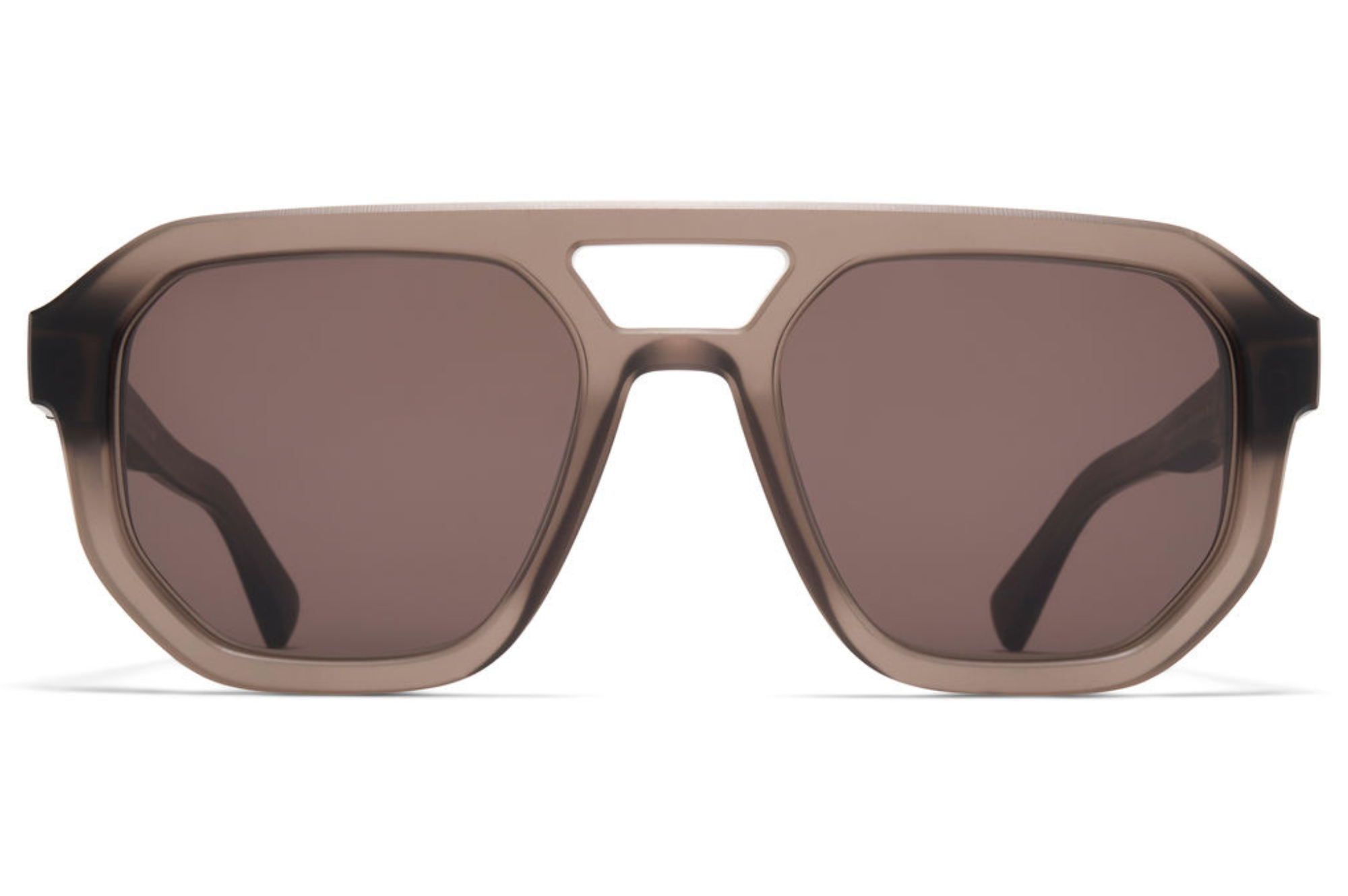 Occhiali da sole MYKITA AMARE Chilled Raw Clear Ash Silver