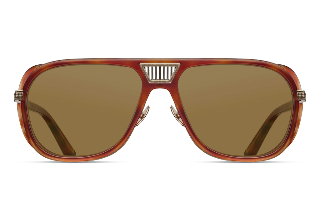 Occhiali da sole MATSUDA M3023-V2 58 Antique Gold - Matte Demi