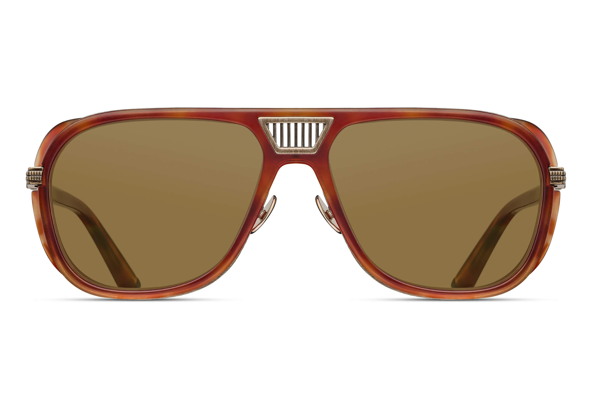 Occhiali da sole MATSUDA M3023-V2 58 Antique Gold - Matte Demi
