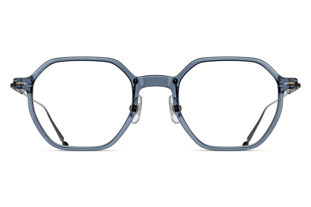 Occhiali da vista MATSUDA M2053 Blue Grey Crystal - Antique Gold