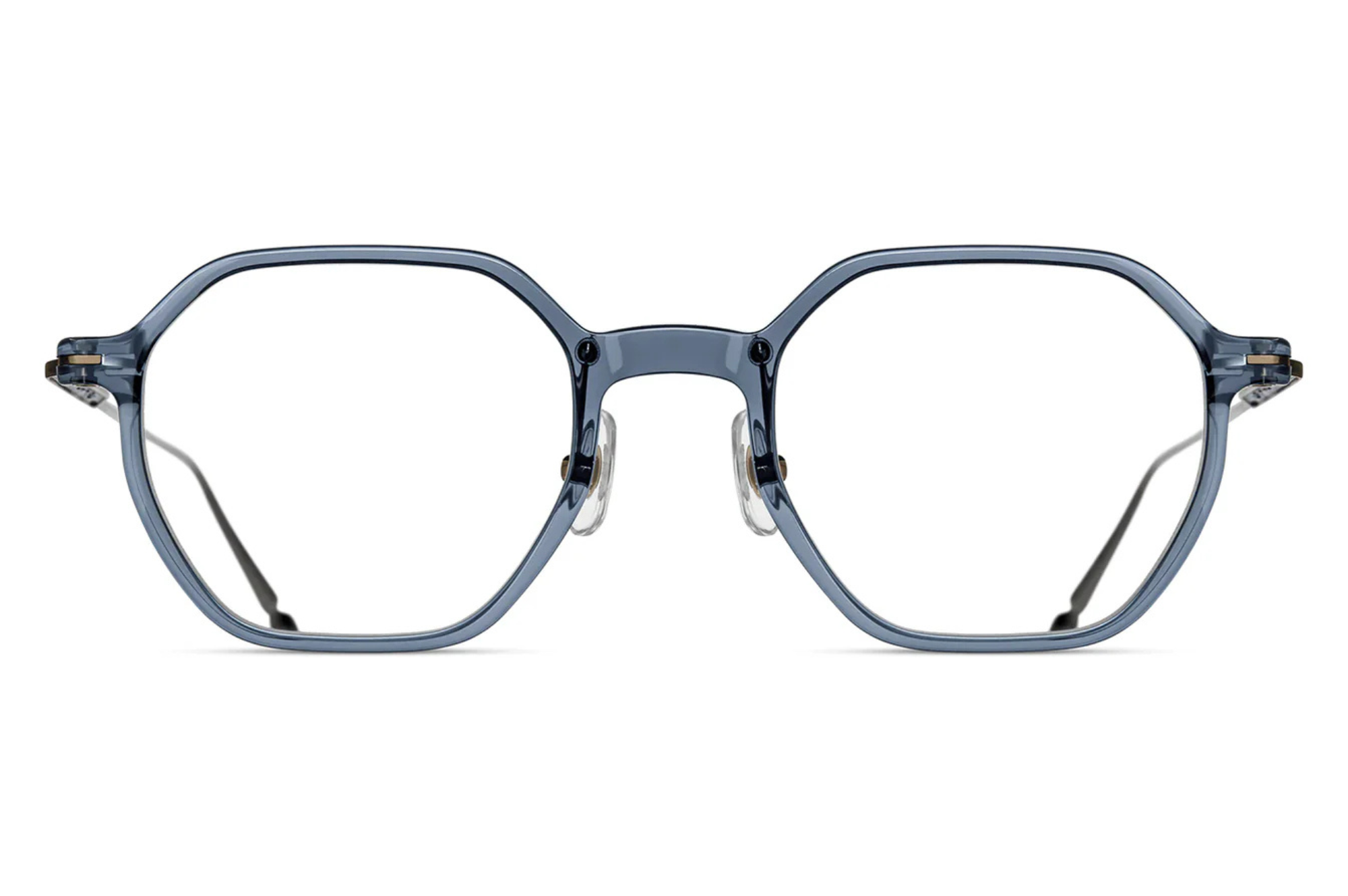 Occhiali da vista MATSUDA M2053 Blue Grey Crystal - Antique Gold
