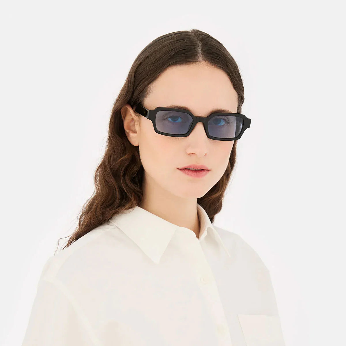 RetroSuperFuture Occhiali da Sole IFWQ OH5 Carino Azure Nero/Azzurro Unisex