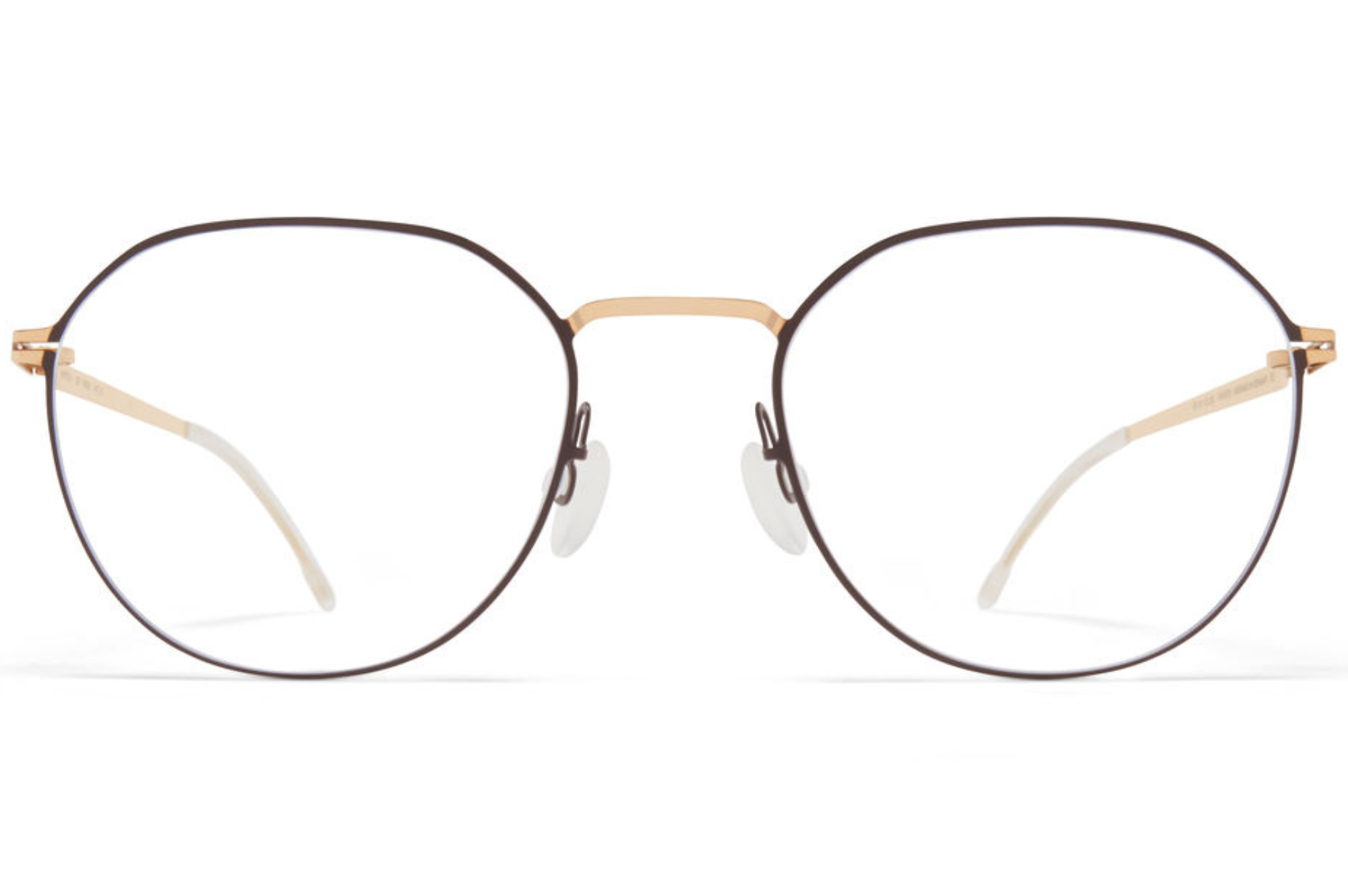 Occhiali da vista MYKITA YNGVE Champagne Gold Dark Brown