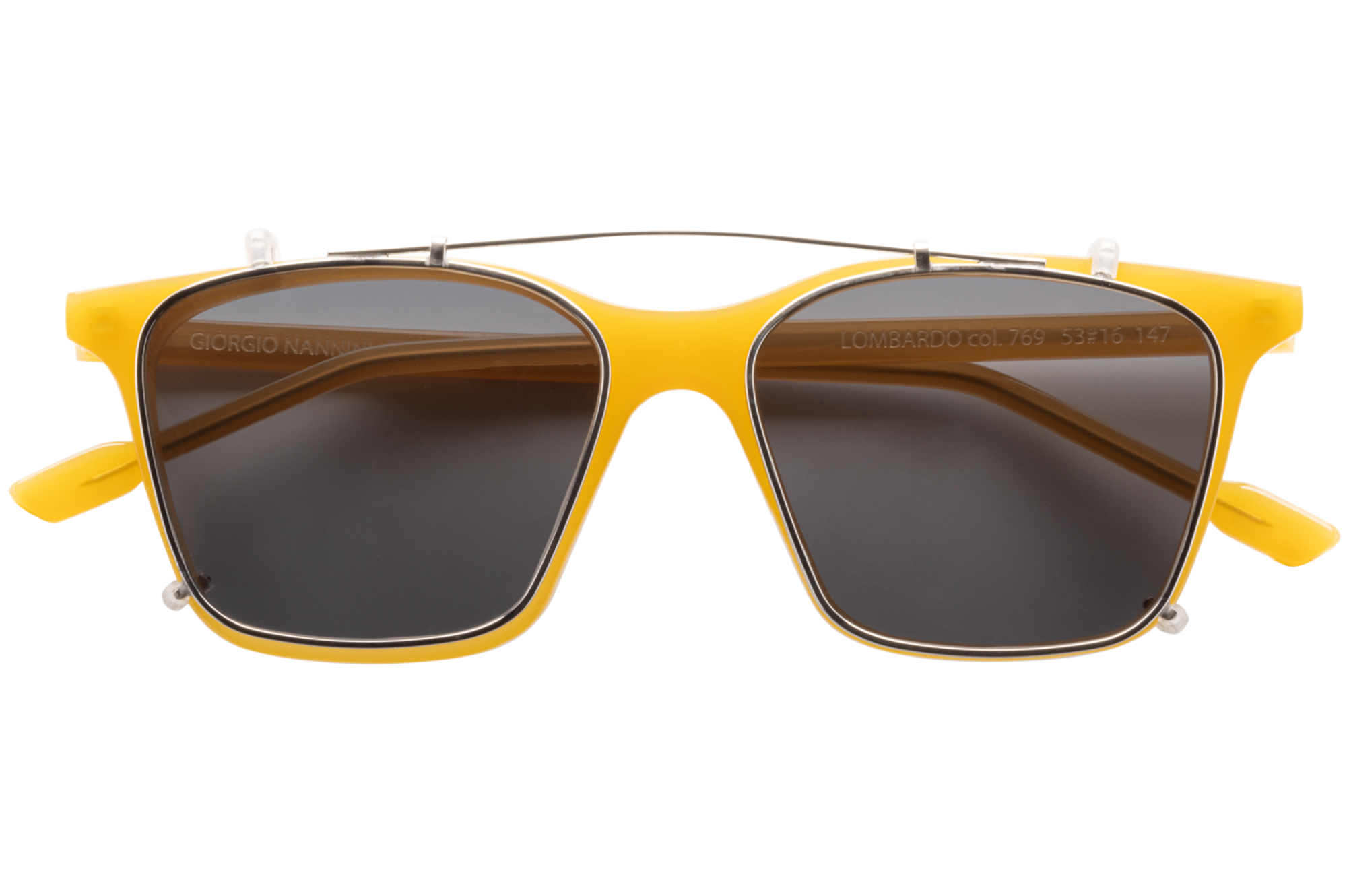 Occhiali da vista GIORGIO NANNINI FILUM LOMBARDO CLIP-ON Clip-on argento