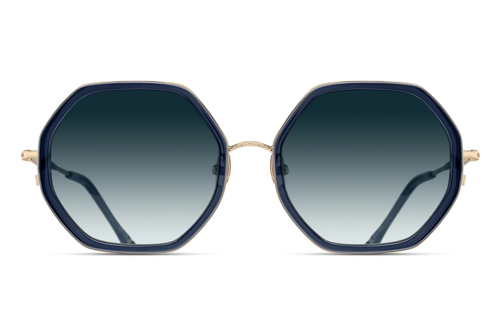Occhiali da sole MATSUDA M3162 Brushed Gold - Dark Navy Crystal