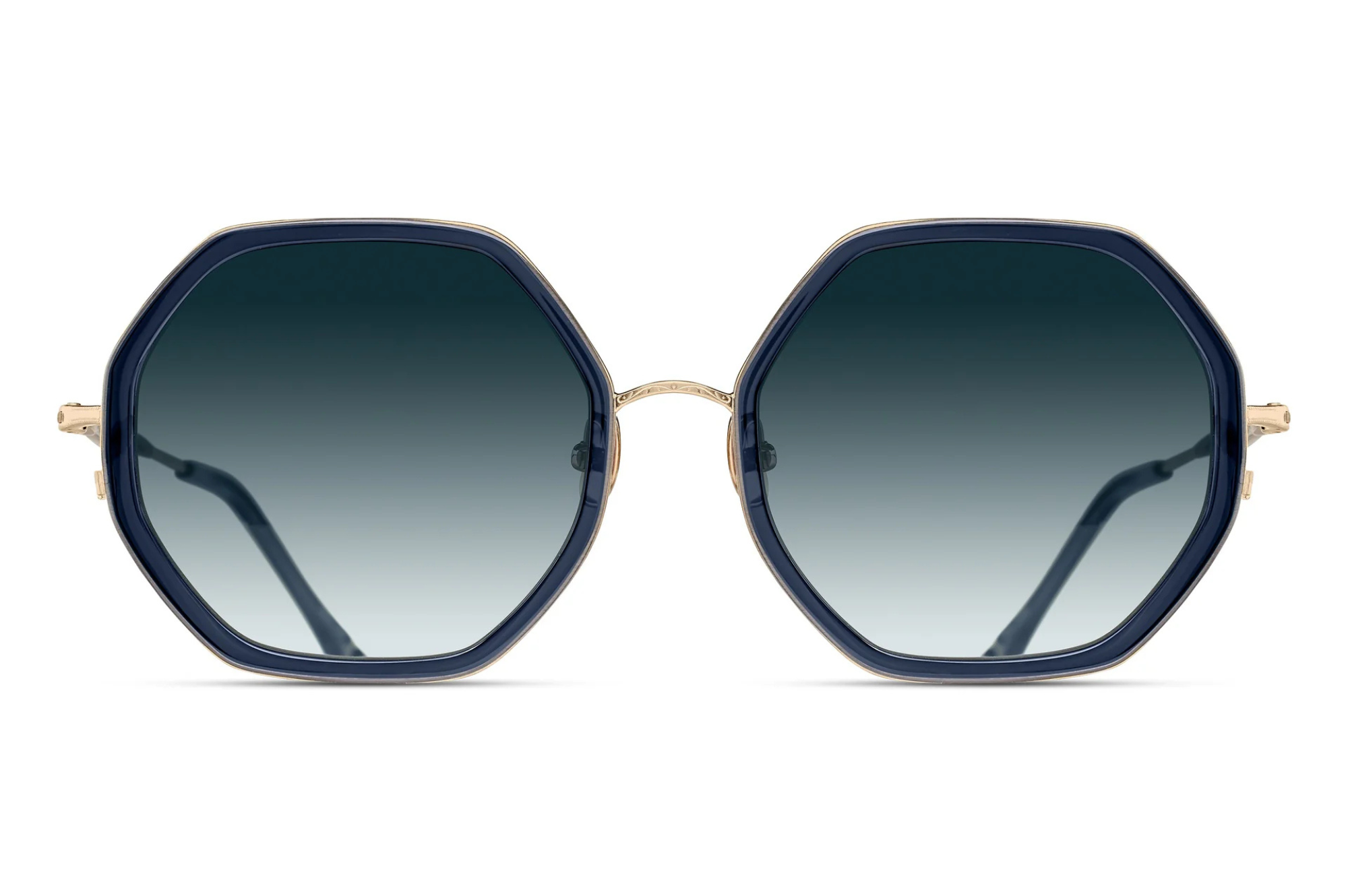 Occhiali da sole MATSUDA M3162 Brushed Gold - Dark Navy Crystal