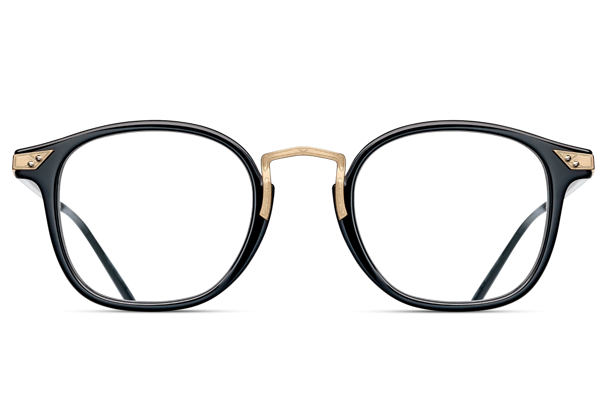 Occhiali da vista MATSUDA 2808H Black - Brushed Gold