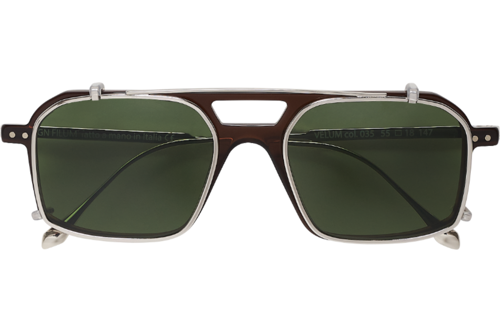 Occhiali da vista GIORGIO NANNINI FILUM VELUM CLIP-ON Clip-on argento