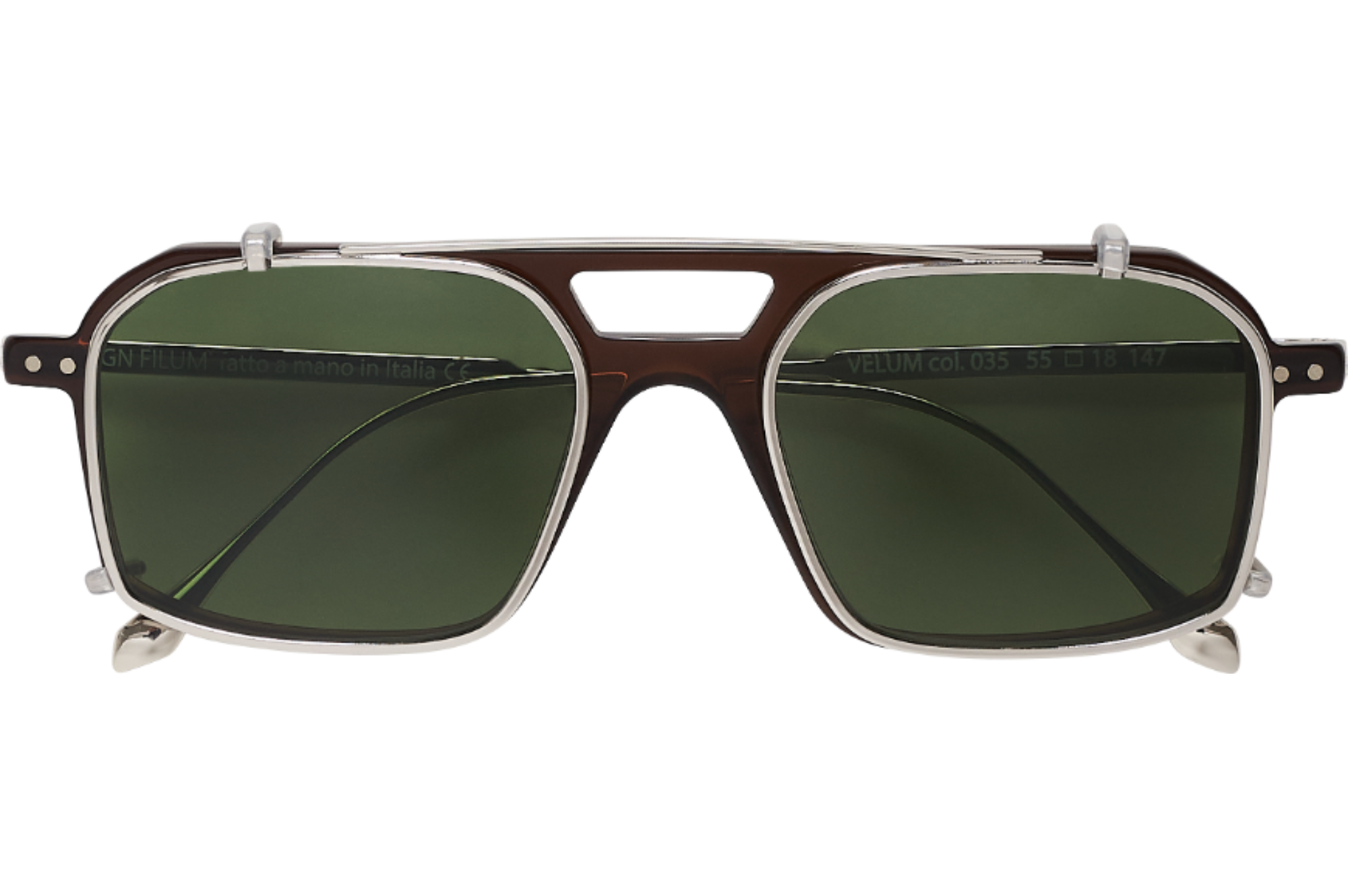 Occhiali da vista GIORGIO NANNINI FILUM VELUM CLIP-ON Clip-on argento