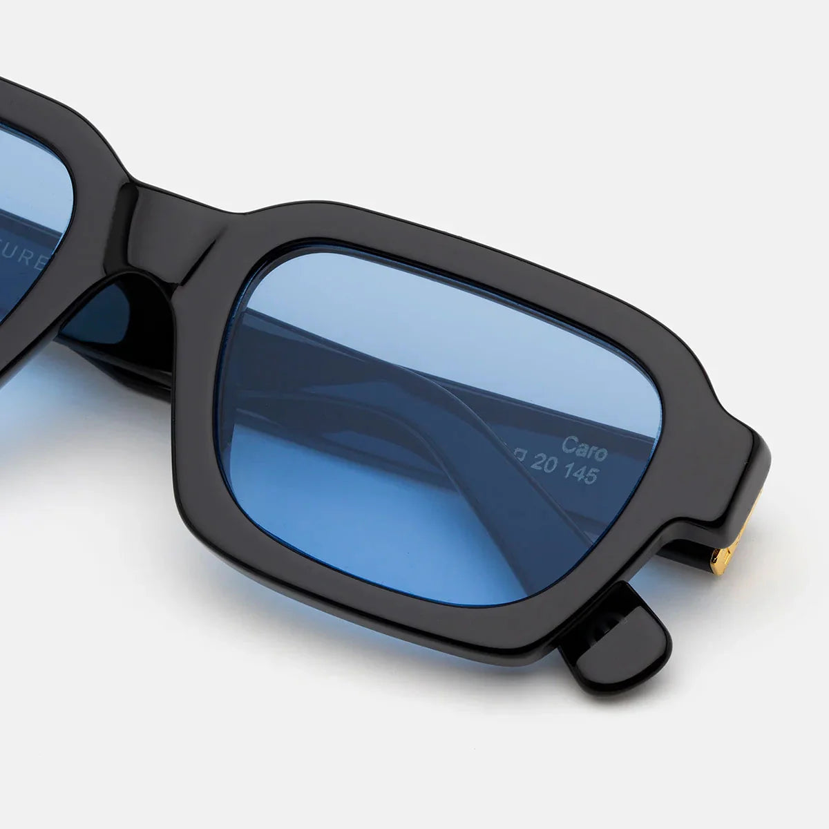 RetroSuperFuture Occhiali da Sole ITK1 FOE Caro Azure Nero/Azzurro Unisex