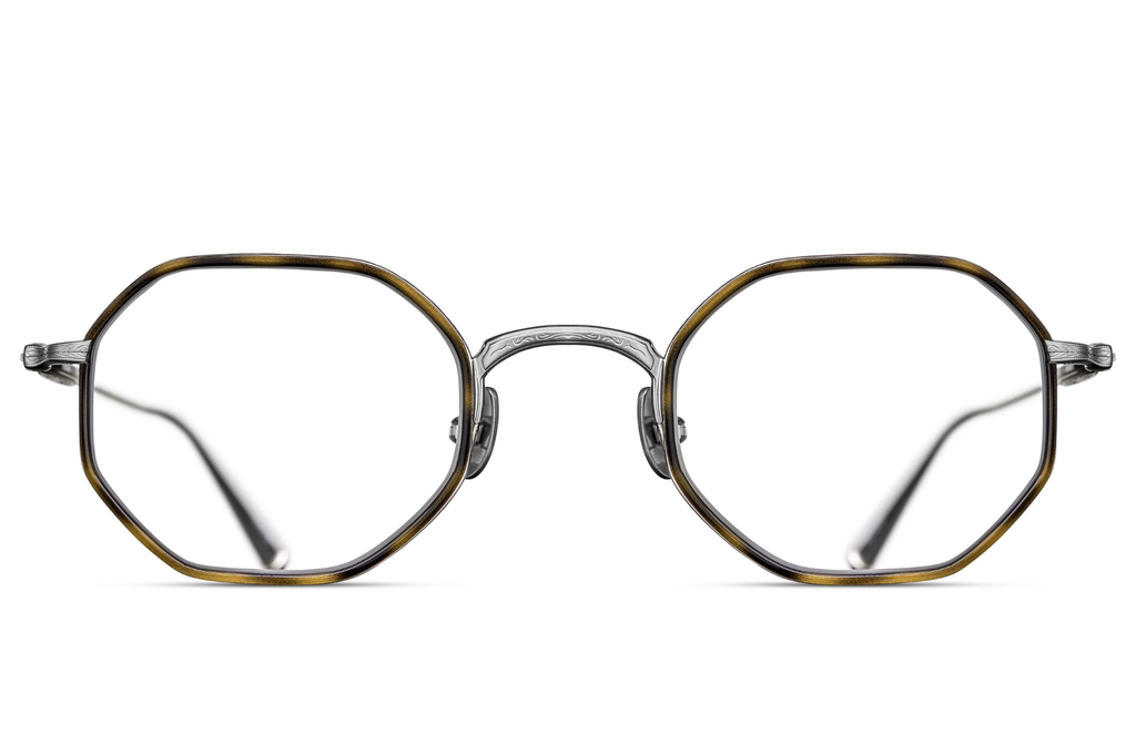 Occhiali da vista MATSUDA M3086-I Brushed Silver - Khaki Tortoise