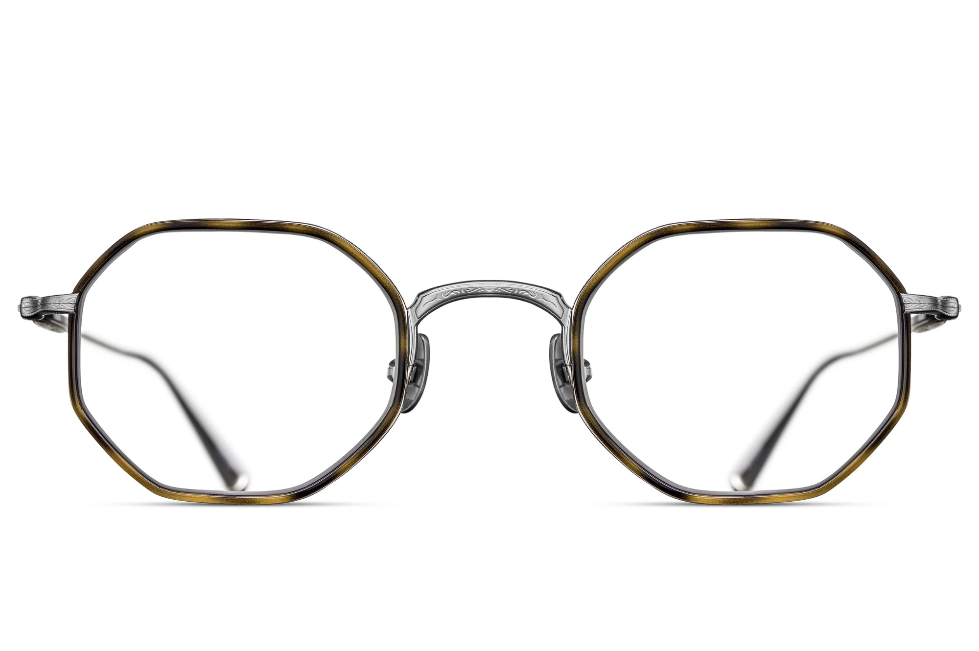 Occhiali da vista MATSUDA M3086-I Brushed Silver - Khaki Tortoise