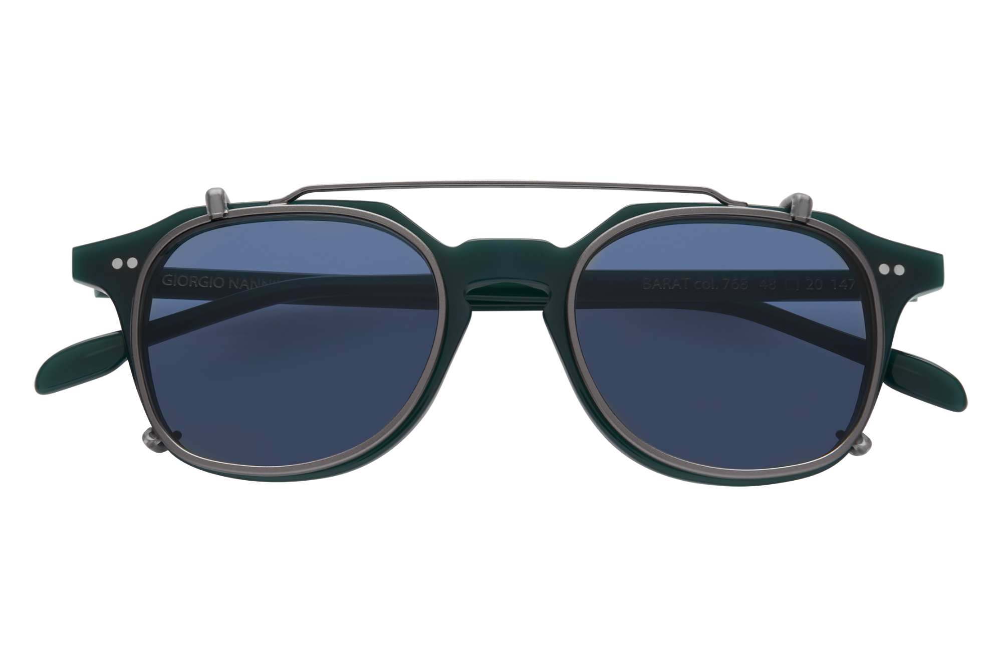 Occhiali da vista GIORGIO NANNINI FILUM BARAT CLIP-ON clip-on argento