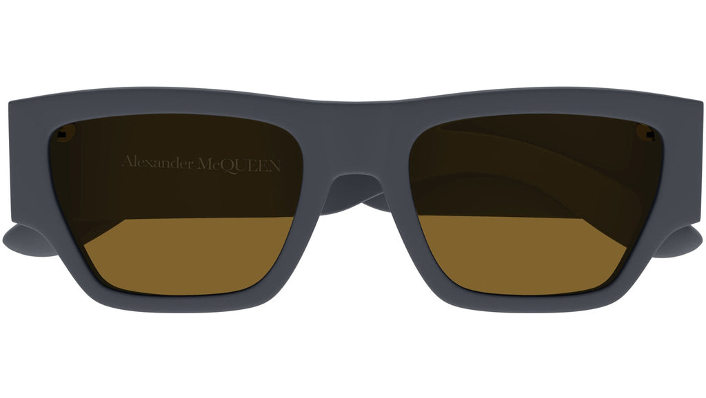 Occhiali da sole ALEXANDER MCQUEEN AM0393S Matte solid dark grey