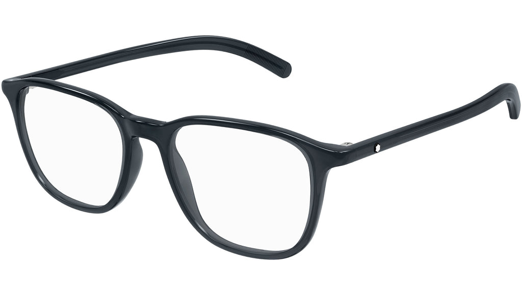Occhiali da vista MONTBLANC MB0386O Shiny transparent dark grey