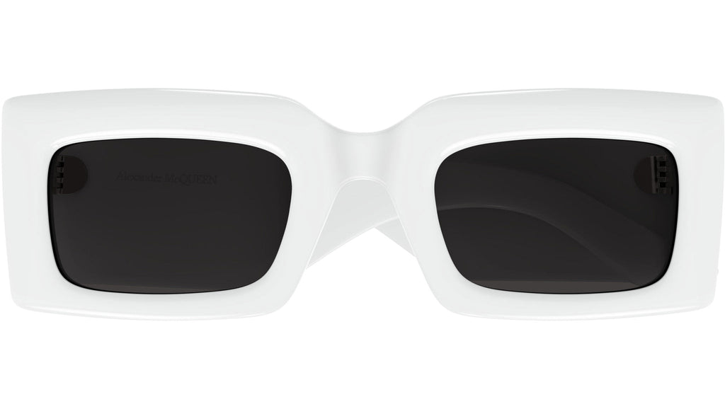 Occhiali da sole ALEXANDER MCQUEEN AM0433S Shiny solid white