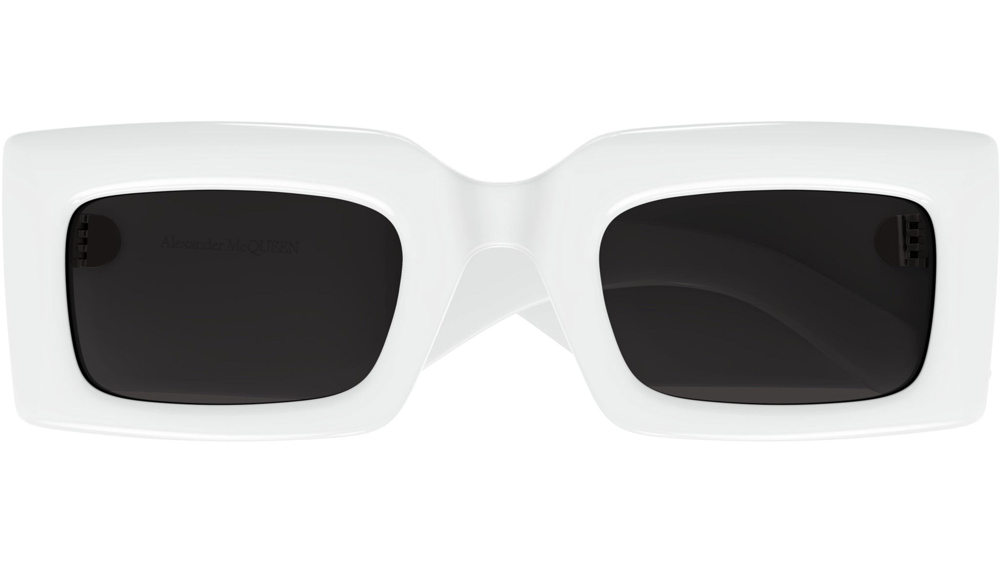 Occhiali da sole ALEXANDER MCQUEEN AM0433S Shiny solid white