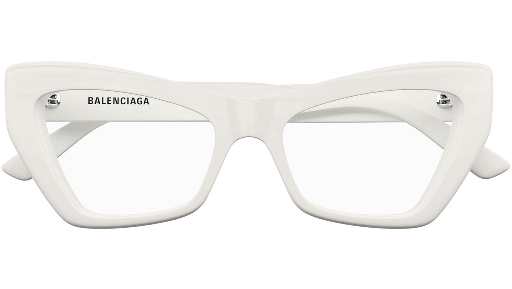Occhiali da vista BALENCIAGA BB0296O Shiny solid ivory