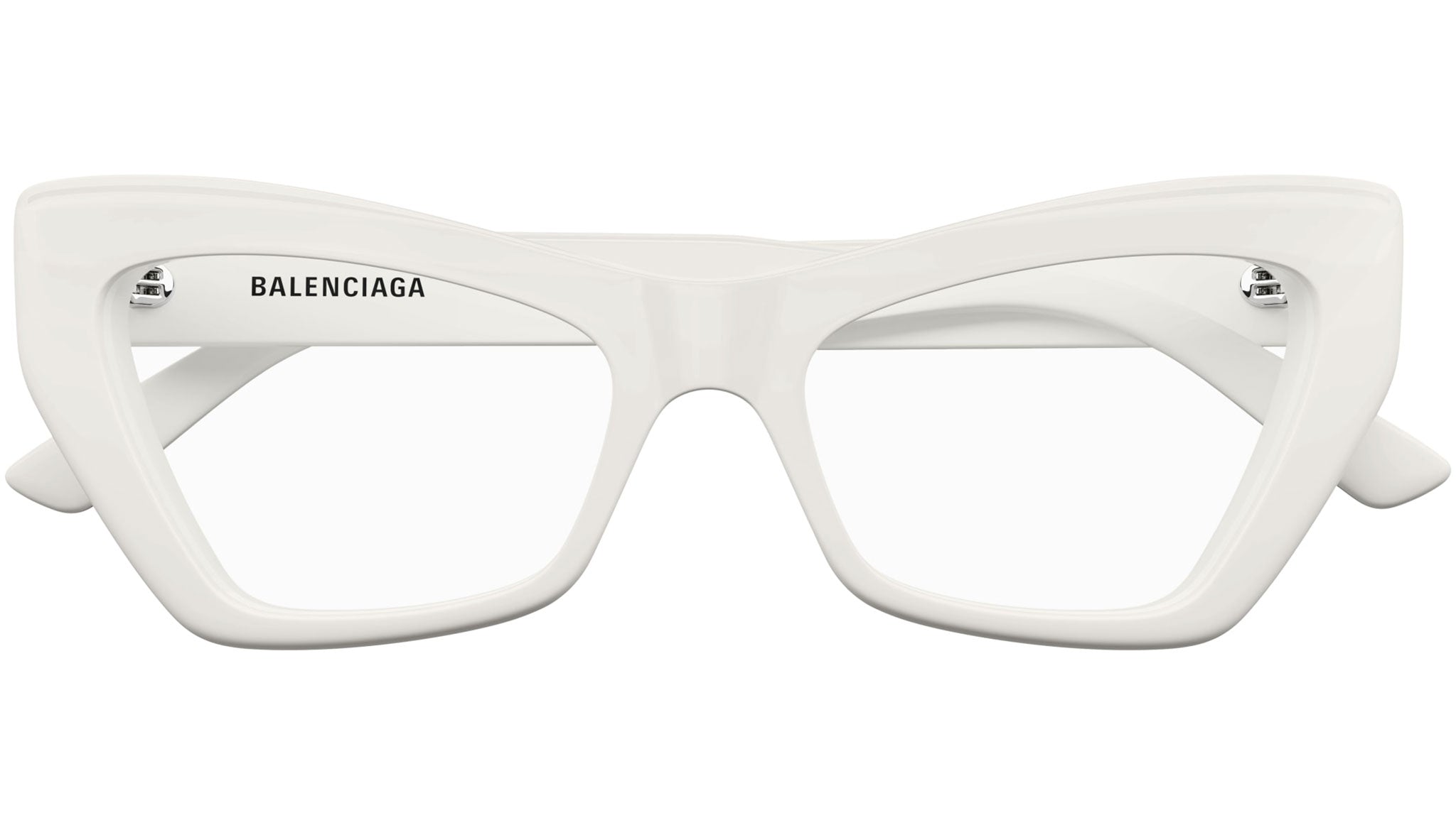 Occhiali da vista BALENCIAGA BB0296O Shiny solid ivory