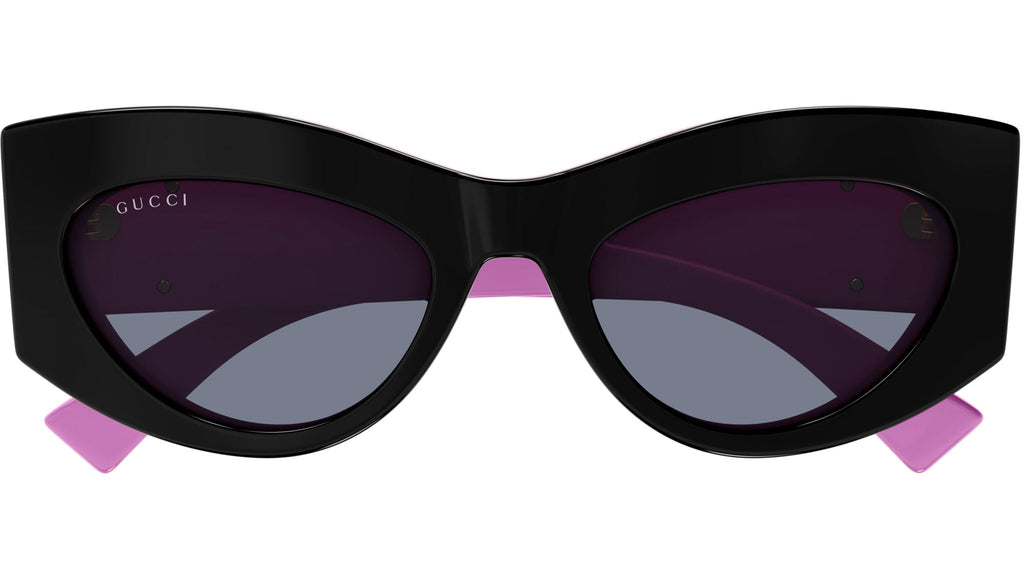Occhiali da sole GUCCI GG1843S Shiny bilayer black + sld fuchsia